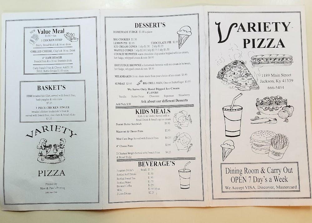 Variety Pizza Menu image 4